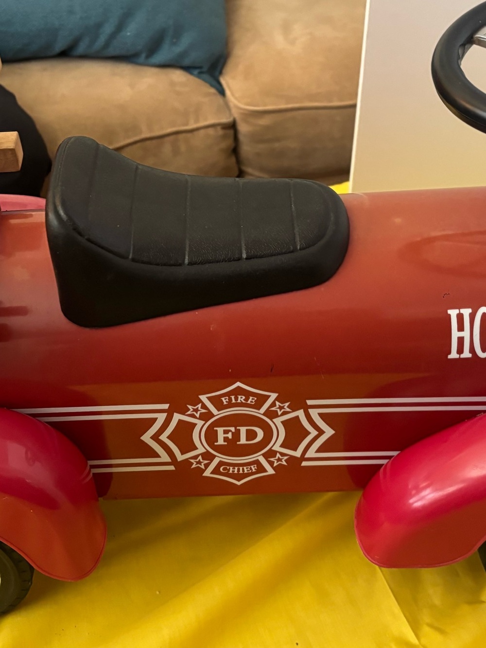 Schylling Kids Fire Chief Ride-On Toy - Red